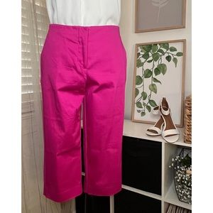 Worthington Hot Pink Capris, size 6p